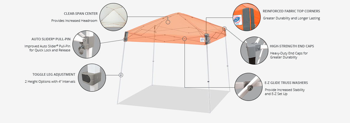 E-Z Up Vista 12'x12' Canopy