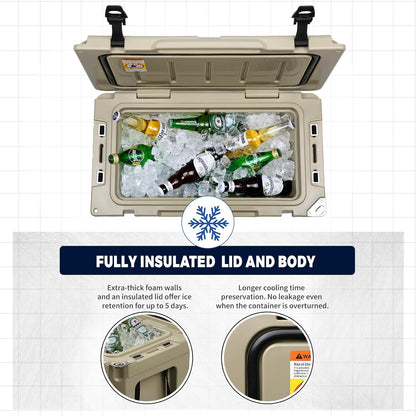 40 Qt Rotomolded Cooler