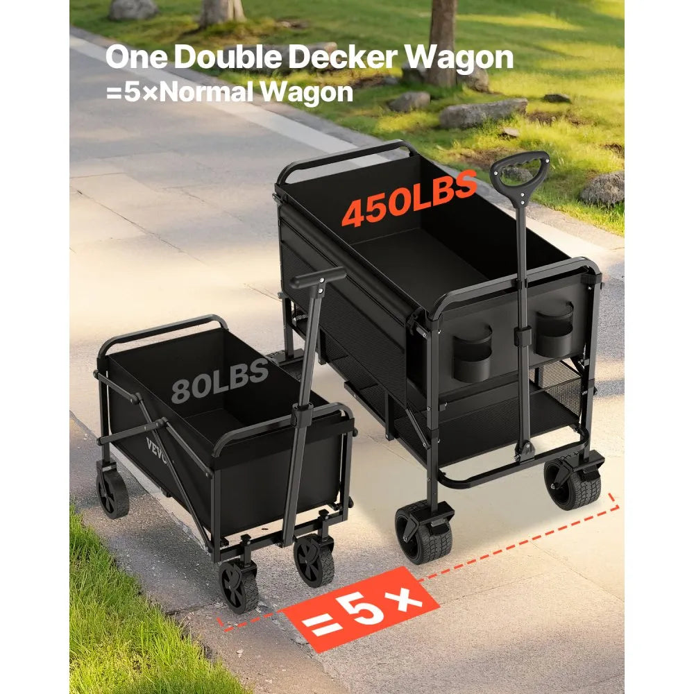 Heavy Duty Double Decker Wagon