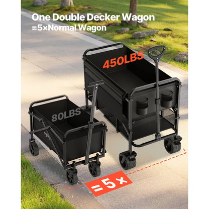 Heavy Duty Double Decker Wagon