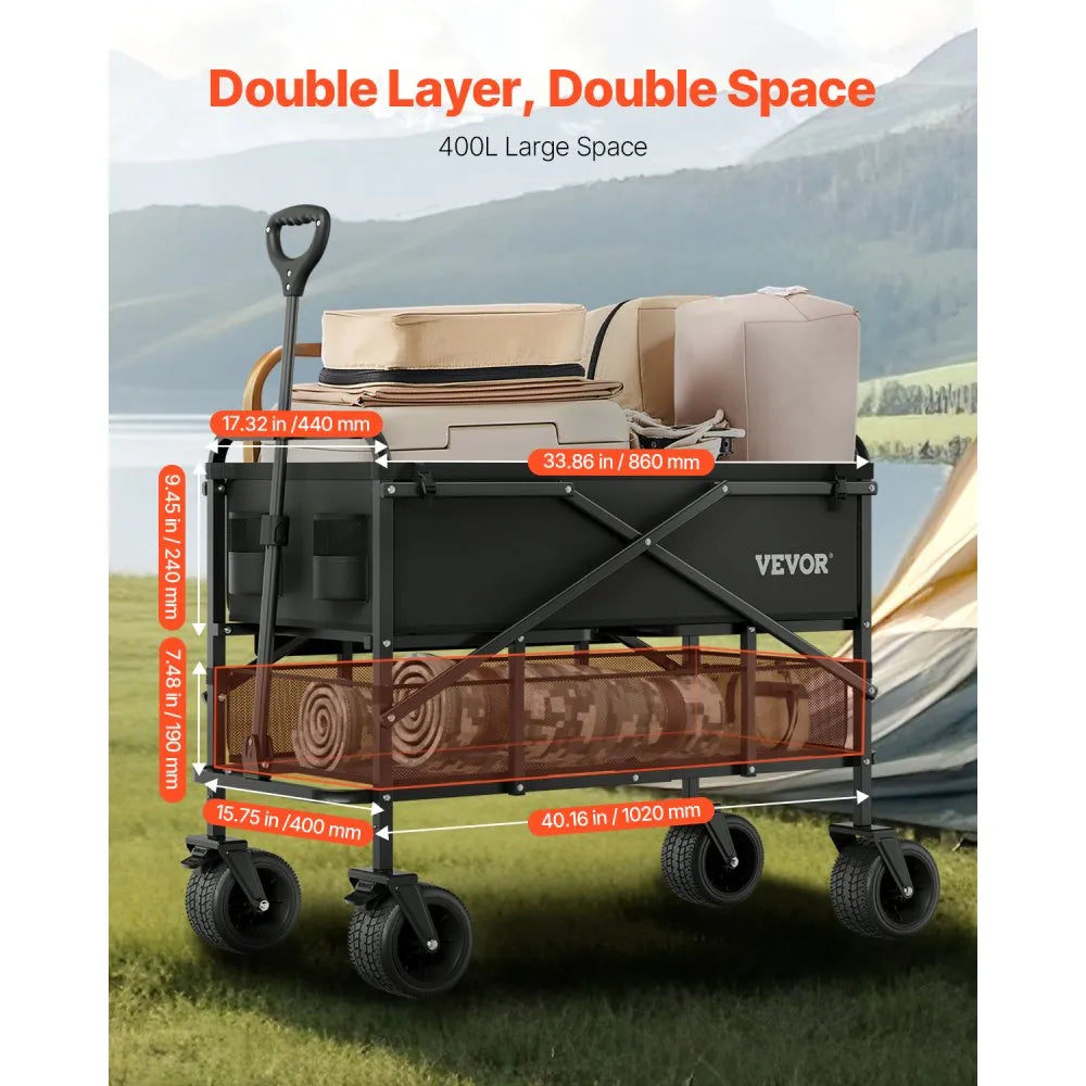Heavy Duty Double Decker Wagon