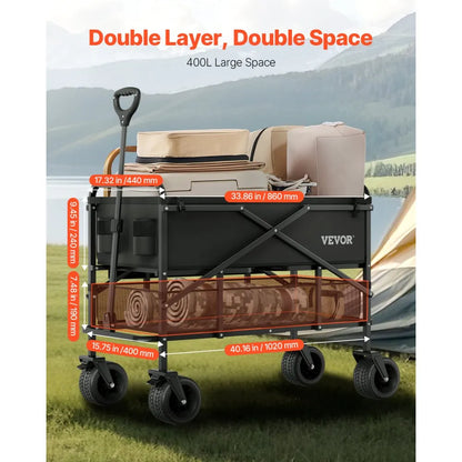 Heavy Duty Double Decker Wagon