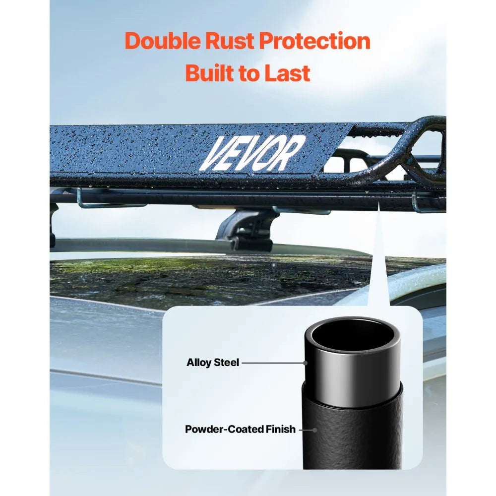 51" Roof Top Cargo Carrier, Storage Bag, Cargo Net