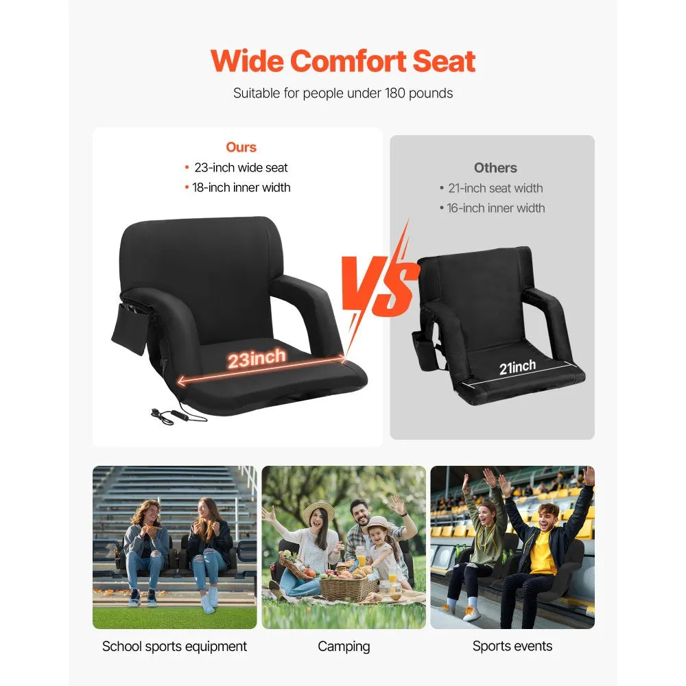 Heated Stadium Seat