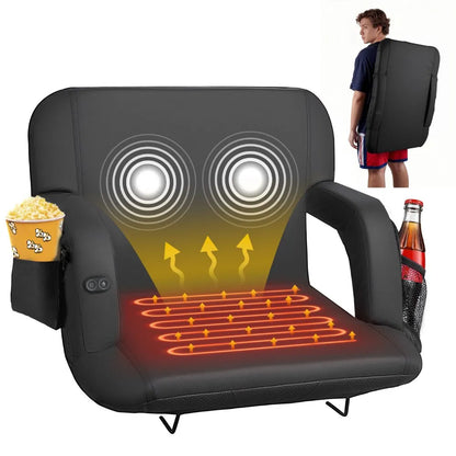 Heated Massage Stadium Seat USB Power Bank Not Included