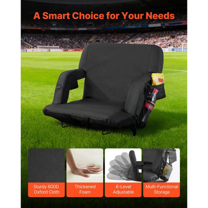 Heated Massage Stadium Seat USB Power Bank Not Included